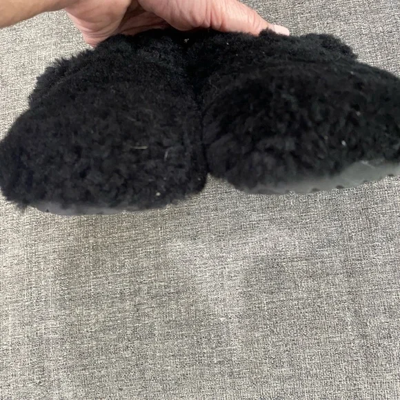 Birkenstock Boston Sherling Real Fur Black Clogs Women Size 7 - Picture 3 of 11